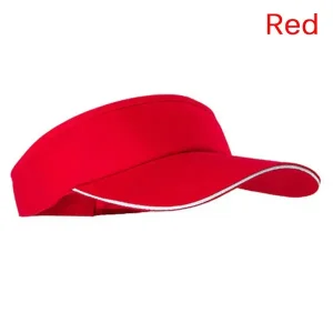 Outdoor Sports Sun Visor Cap, Long Brim Breathable Hollow Cap Topless Sun Ponytail Hat