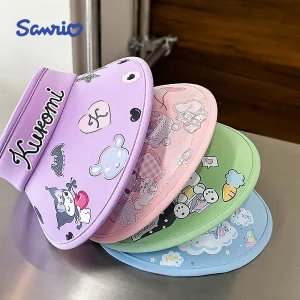 Sanrio Elegant Sun Protection Visor Hat -, Wide Brim, Breathable Polyester for Summer