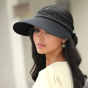 1pc Empty Top Lightweight Tennis Hat, Luxury Design Golf Hat Sun Visor, Suitable For Sports Sunshade Wear